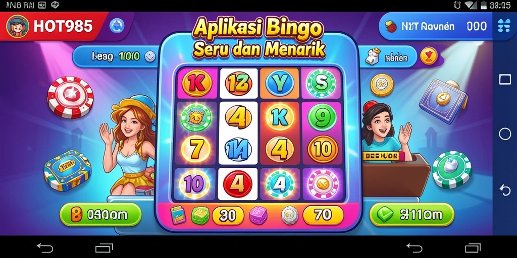 Tampilan gameplay Bingo yang menarik dan interaktif.