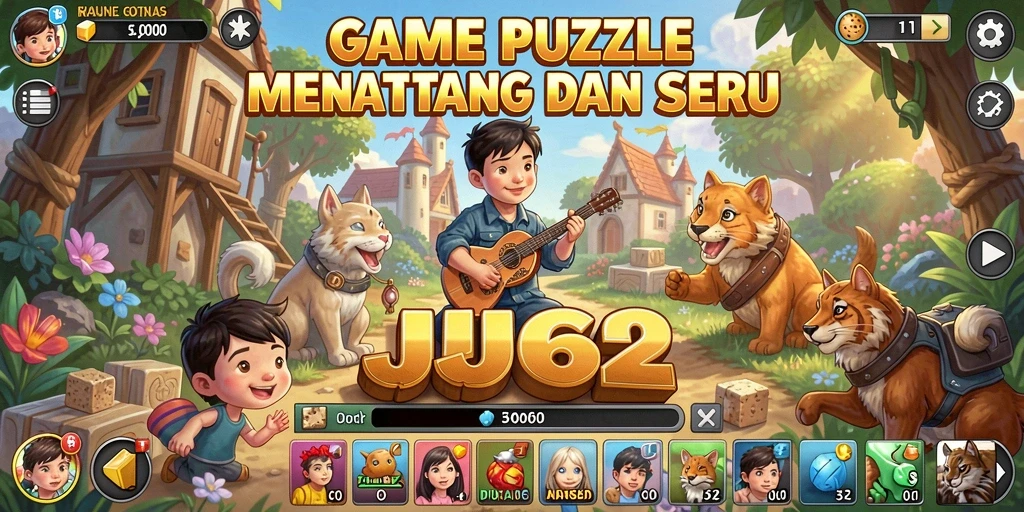 Tampilan gameplay <strong>JJ62</strong> yang penuh warna dan menarik.