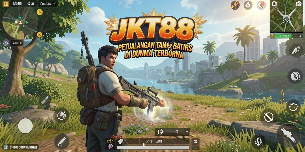 Screenshot JKT88 menampilkan aksi eksplorasi yang mendebarkan.