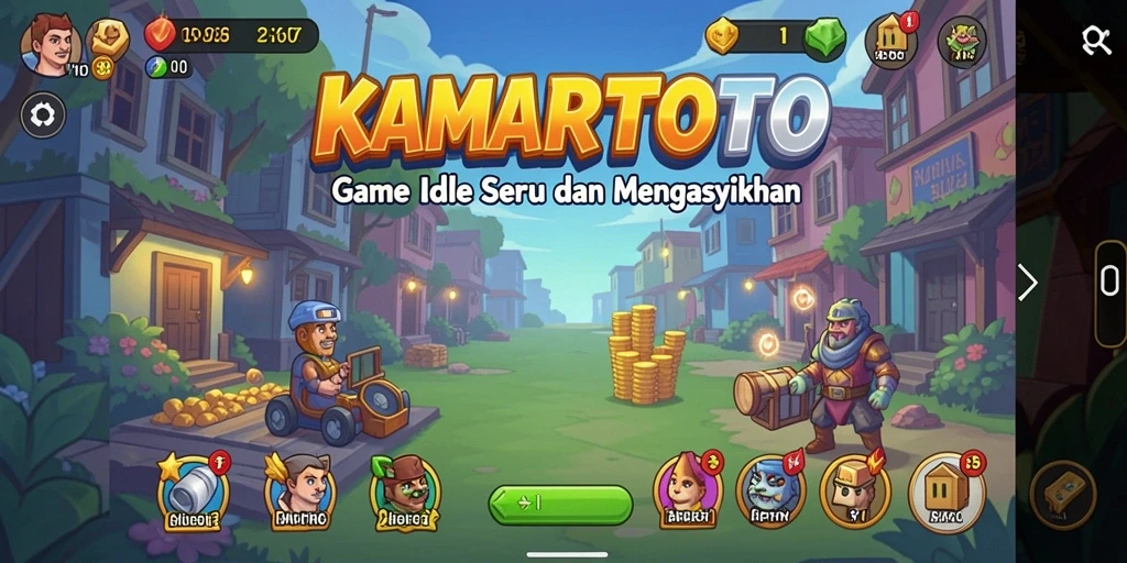 Tampilan gameplay KAMARTOTO yang menarik dan penuh warna.