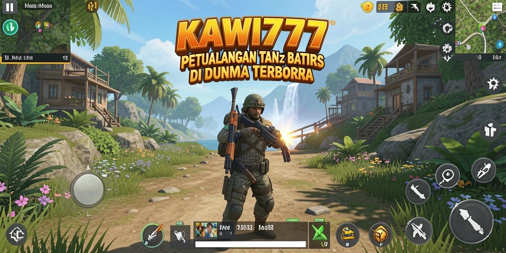 Gameplay KAWI777 yang menampilkan dunia terbuka yang luas dan interaktif.