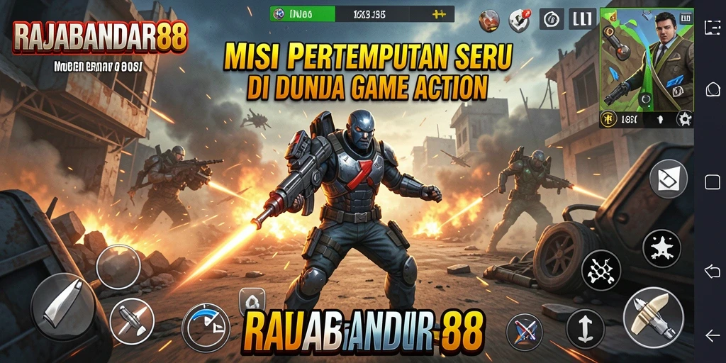 Tampilan gameplay seru dari RAJABANDAR88 yang memukau.