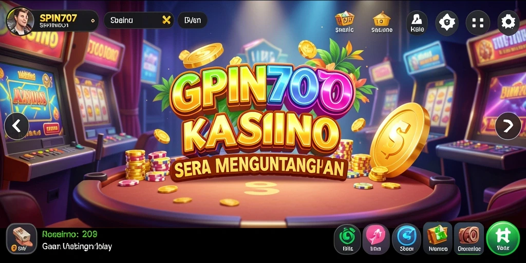 Tampilan gameplay SPIN707 yang menarik dan penuh warna.